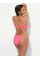 Купальник Victoria's Secret Swim Very Sexy Shine Strap Script Push-Up Bikini Top +Shine Strap Brazilian Bikini Bottom Pure Bombshell Pink