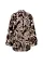 Пляжна сорочка Beachwear Voile Oversized Buttom-front Shirt Black Palms