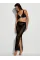 Пляжна спідниця Victoria's Secret Swim Crochet Maxi Skirt Pure Black