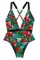 Суцільний Купальник Victoria's Secret Shine One-piece Flowers Вlack