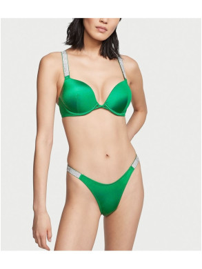 Купальник Shine Strap Bombshell Add-2-Cups Push-Up Bikini Verdant зелений