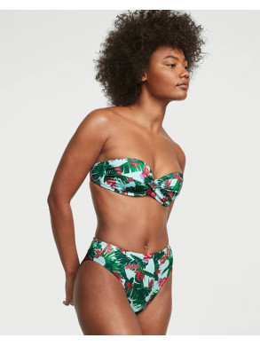 Купальник Bandeau Push-up Swim Top Green Palm