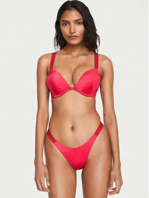 Купальник  Bombshell Shine Push-up swim top Coral 