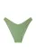 The Wave Bikini Top Green Shimmer Brazilian Bottom