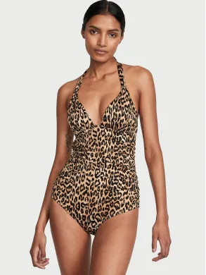 Купальник The Harlow Push-Up One-Piece Swimsuit leopard