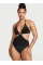 Купальник Shimmer Monokini One-Piece Swimsuit Black 