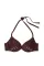 Купальник Victoria's Secret VS Archives Banded Push-Up Bikini Top+Brazilian Bikini Bottom Burgundy Dots