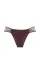 Купальник Victoria's Secret VS Archives Banded Push-Up Bikini Top+Brazilian Bikini Bottom Burgundy Dots
