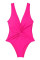 Купальник Суцільний One-piece Twist Plunge Pink 