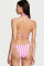 Купальник Triangle swim Top Pink Stripe рожева смужка