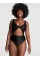 Купальник Суцільний Twist It Cutout One-Piece Swimsuit Black чорний