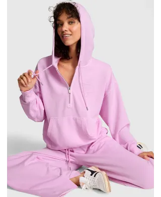 Спортивний костюм PINK Campus Fleece Half-Zip Hoodie + Campus Fleece Sweatpants Hushed Lilac