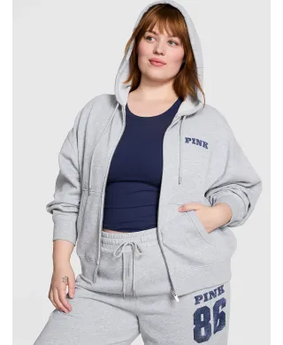 Спортивний костюм PINK Ivy Fleece Campus Full-Zip Hoodie \PINK Ivy Fleece Campus Sweatpants Medium Heather Grey