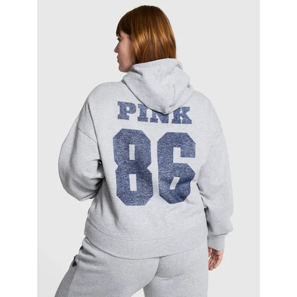 Спортивний костюм PINK Ivy Fleece Campus Full-Zip Hoodie \PINK Ivy Fleece Campus Sweatpants Medium Heather Grey