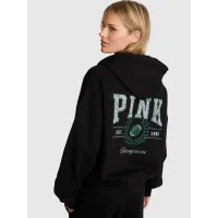 Спортивний костюм PINK Ivy Fleece Campus Full-Zip Hoodie\Ivy Fleece Campus Sweatpants Pure black game day