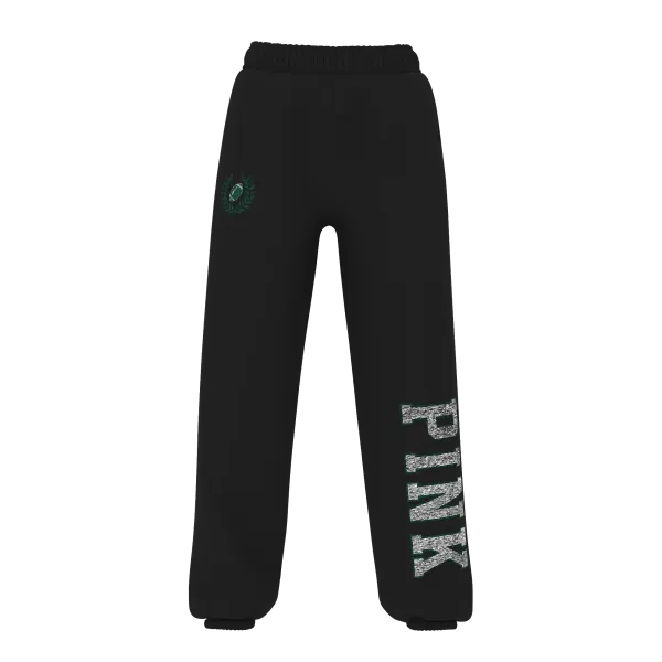 Спортивний костюм PINK Ivy Fleece Campus Full-Zip Hoodie\Ivy Fleece Campus Sweatpants Pure black game day Спортивний костюм PINK Ivy Fleece Campus Full-Zip Hoodie\Ivy Fleece Campus Sweatpants Pure black game day