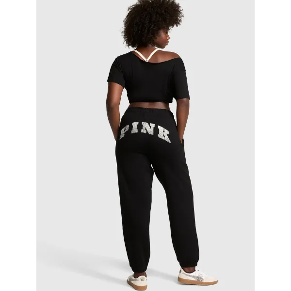 Спортивний костюм PINK Ivy Fleece Campus Full-Zip Hoodie\Ivy Fleece Campus Sweatpants Pure Black Спортивний костюм PINK Ivy Fleece Campus Full-Zip Hoodie\Ivy Fleece Campus Sweatpants Pure Black