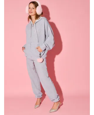 Спортивний костюм PINK Campus Fleece™ Full-Zip Hoodie\Campus Fleece™ Sweatpants Medium Heather Grey