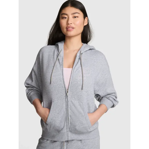 Спортивний костюм PINK Campus Fleece™ Full-Zip Hoodie\Campus Fleece™ Sweatpants Medium Heather Grey