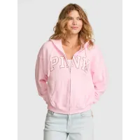 Спортивний костюм PINK Campus Fleece™ Full-Zip Hoodie+PINK Campus Fleece™ Sweatpants Coconut Pink