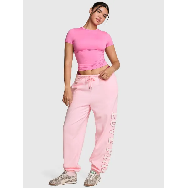 Спортивний костюм PINK Campus Fleece™ Full-Zip Hoodie+PINK Campus Fleece™ Sweatpants Coconut Pink