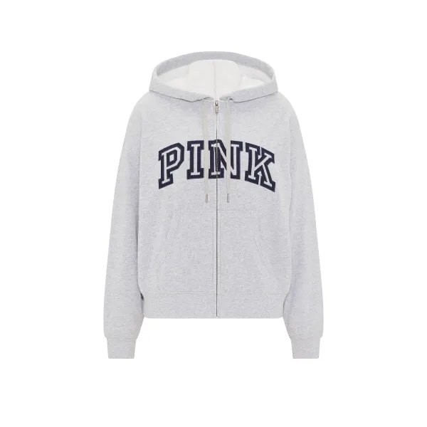 Спортивний костюм PINK Campus Fleece™ Full-Zip Hoodie+PINK Campus Fleece™ Sweatpants Heather Grey