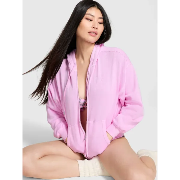 Спортивний костюм PINK Campus Fleece Half-Zip Hoodie + Campus Fleece Sweatpants Hushed Lilac
