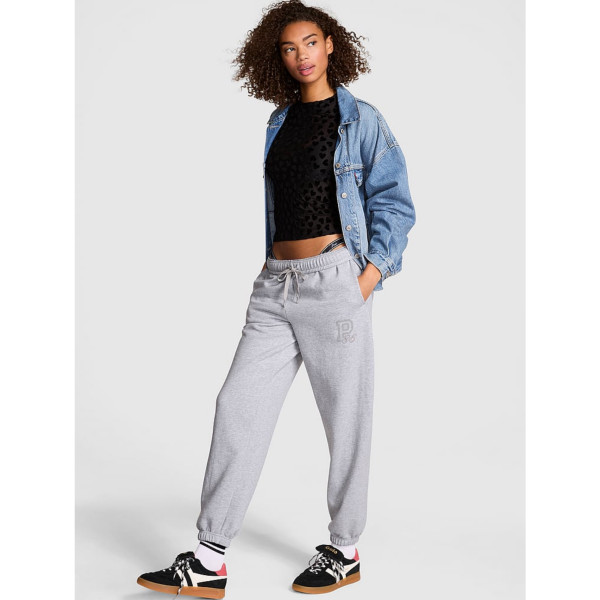 Спортивний костюм PINK Campus Fleece Sweatpants + Hoodie Grey