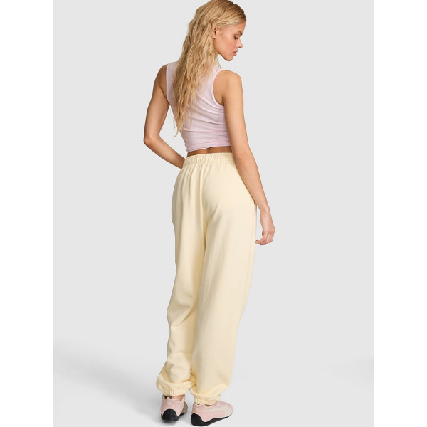 Спортивний костюм PINK Campus Fleece Sweatpants + Hoodie Yellow