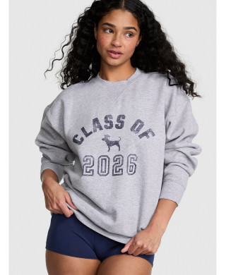Спортивний костюм PINK Campus Fleece Sweatshirt + Pants Grey Logo