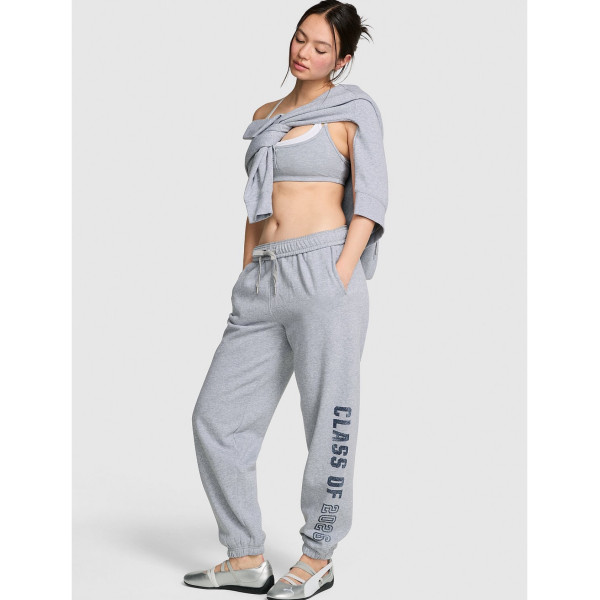 Спортивний костюм PINK Campus Fleece Sweatshirt + Pants Grey Logo