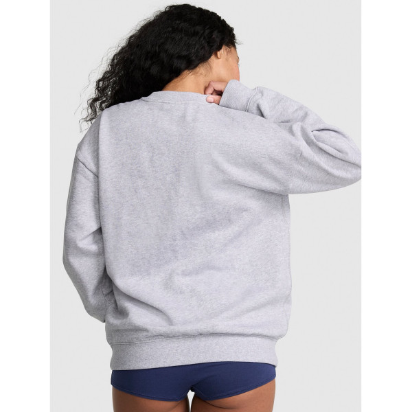 Спортивний костюм PINK Campus Fleece Sweatshirt + Pants Grey Logo