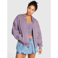 Спортивний костюм PINK Ivy Fleece Campus Full-Zip Hoodie+ Ivy Fleece Campus Sweatpants Frozen Plum