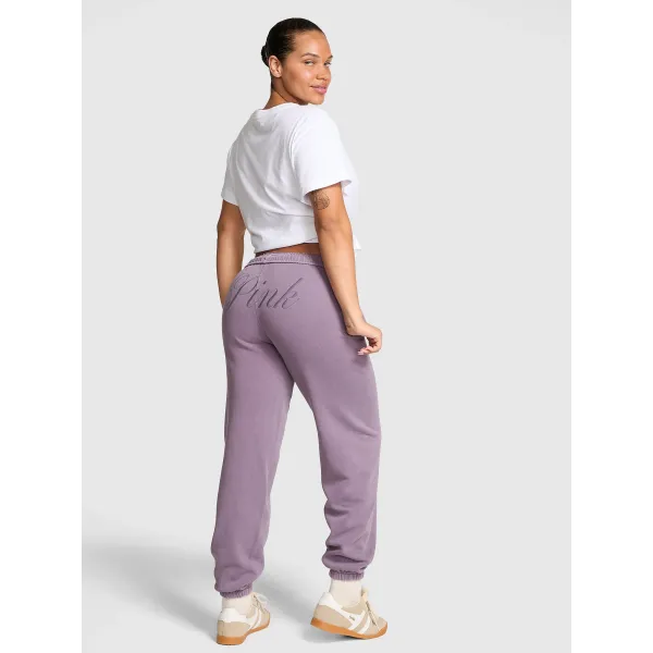 Спортивний костюм PINK Ivy Fleece Campus Full-Zip Hoodie+ Ivy Fleece Campus Sweatpants Frozen Plum