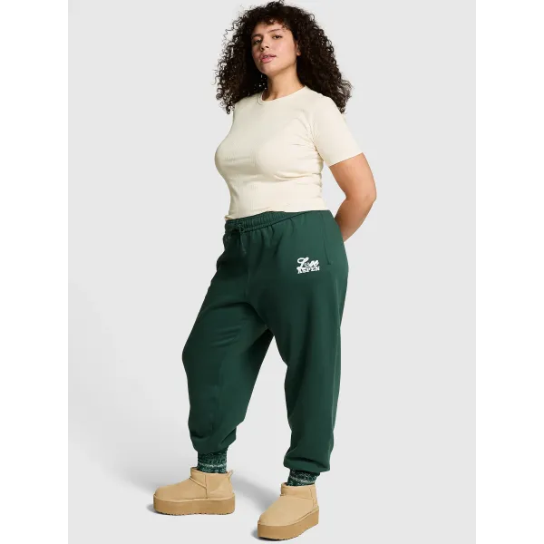 Спортивний костюм PINK Ivy Fleece Campus Full-Zip Hoodie + Ivy Fleece Campus Sweatpants Deep Forest Aspen