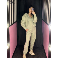 Спортивний костюм Victoria's Secret Ivy Fleece Campus Full-Zip Hoodie Green Garden+ Ivy Fleece Campus Sweatpants