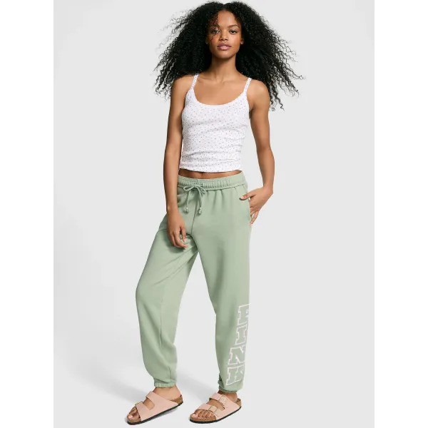 Спортивний костюм Victoria's Secret Ivy Fleece Campus Full-Zip Hoodie Green Garden+ Ivy Fleece Campus Sweatpants