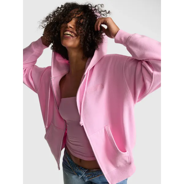Спортивний костюм Victoria's Secret Ivy Fleece Campus Full-Zip Hoodie Pink Lollipop + Ivy Fleece Campus Sweatpants