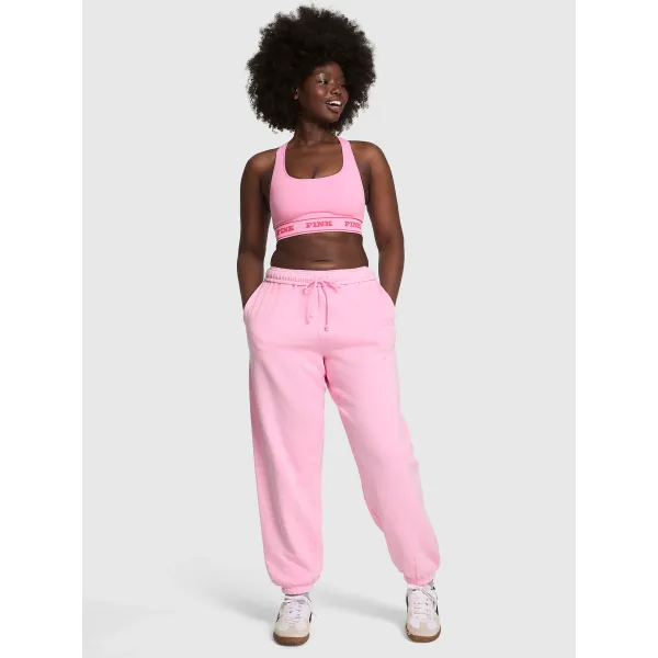 Спортивний костюм Victoria's Secret Ivy Fleece Campus Full-Zip Hoodie Pink Lollipop + Ivy Fleece Campus Sweatpants