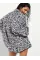 Пляжний костюм Victoria's Secret Swim Beachwear Voile Oversized Button-Front Shirt + Shorts Snow Leopard