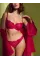Комплект Dream Angels Wicked Unlined Lace Balconette Bra +Dream Angels Lace Thong Panty Vibrant Fuchsia