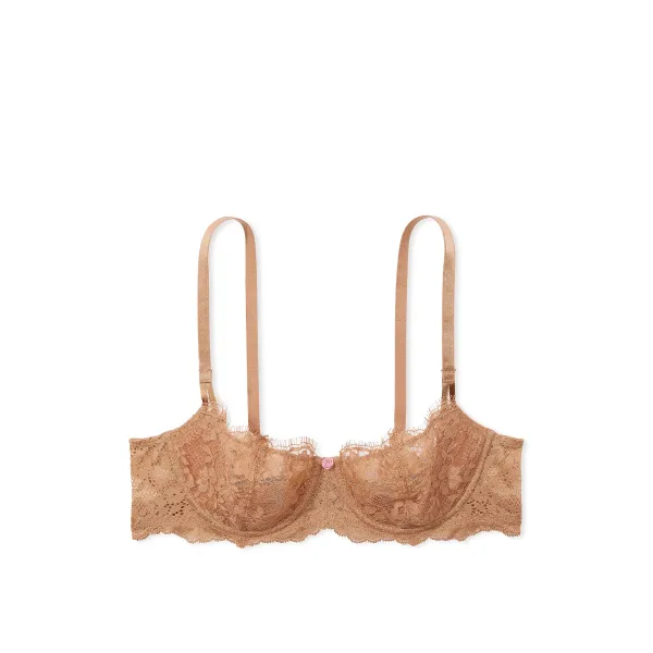 Комплект Dream Angels Wicked Unlined Lace Balconette Bra Lift without Padding Toffee