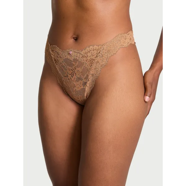 Комплект Dream Angels Wicked Unlined Lace Balconette Bra Lift without Padding Toffee