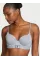 Комплект The T-shirt Shine Patch Lightly Lined Wireless Bra Grey + Thong