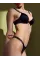 Комплект Very Sexy Ombré Stripe Shine Strap Push-Up Bra Black +Thong Black