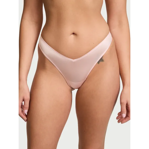 Комплект Very Sexy Scattered Shine Strap Lightly Lined Low-Cut Demi Bra +Thong Cheeky Angel Pink