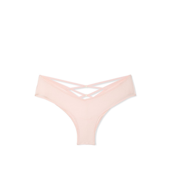 Комплект Very Sexy Scattered Shine Strap Lightly Lined Low-Cut Demi Bra +Thong Cheeky Angel Pink