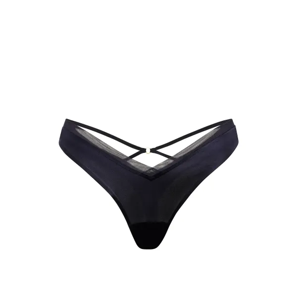 Комплект Very Sexy Sheer Reveal Unlined Balconette Bra +Thong Panty Soirée Blue