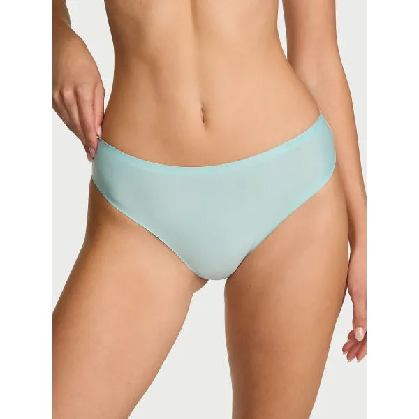 Комплект Victoria's Secret Bare Infinity Flex Perfect Shape Wireless Push-Up Bra + Thong Panty Canal Blue