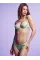 Комплект Victoria's Secret Tease Lightly Lined Sheer Shimmer Plunge Bra +Cheeky Thong Mint